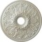 Ekena Millwork Ashley Ceiling Medallion (Fits Canopies up to 4 3/4"), 23 7/8"OD x 4"ID x 2 1/8"P, Flash Blue CM23ASFBS - alternate 1
